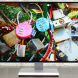 화이트 감성 고화질 4K 모니터, 크로스오버 27USD850 IPS4K UHD 4면제로 화이트 멀티스탠드