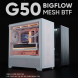 앱코, E-ATX PC 케이스 G50 빅플로우 MESH ARGB BTF 출시