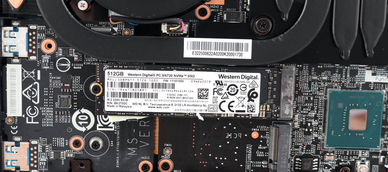 ▲NVMe SSD 장착용 M.2 슬롯