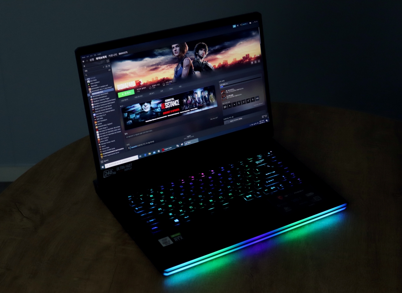 게임 실행 시 존재감을 감출 수 없는 게이밍 노트북