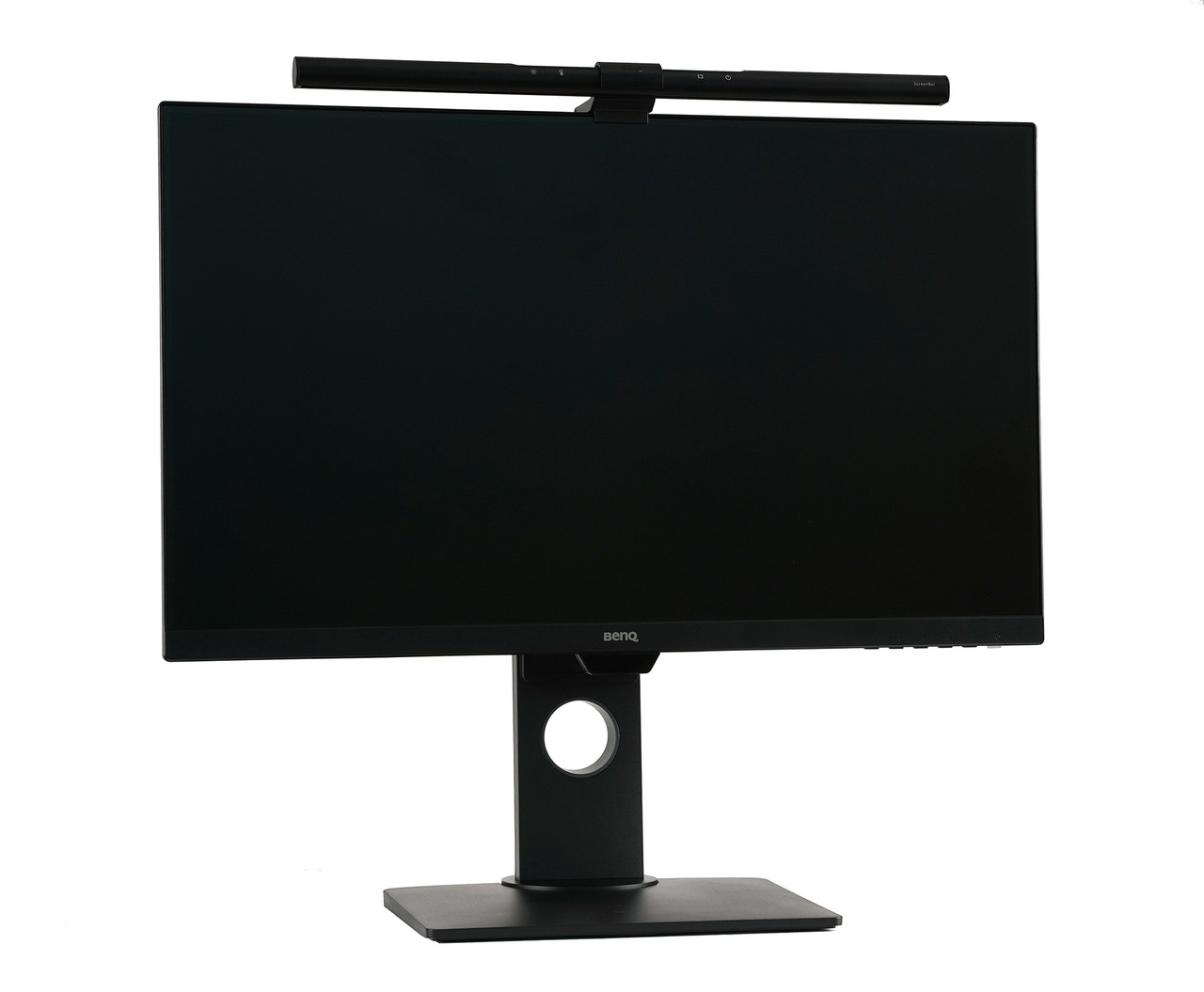 ▲ 벤큐 GW2780T 모니터에 스크린바 아이케어 e리딩 램프를 장착한 모습
