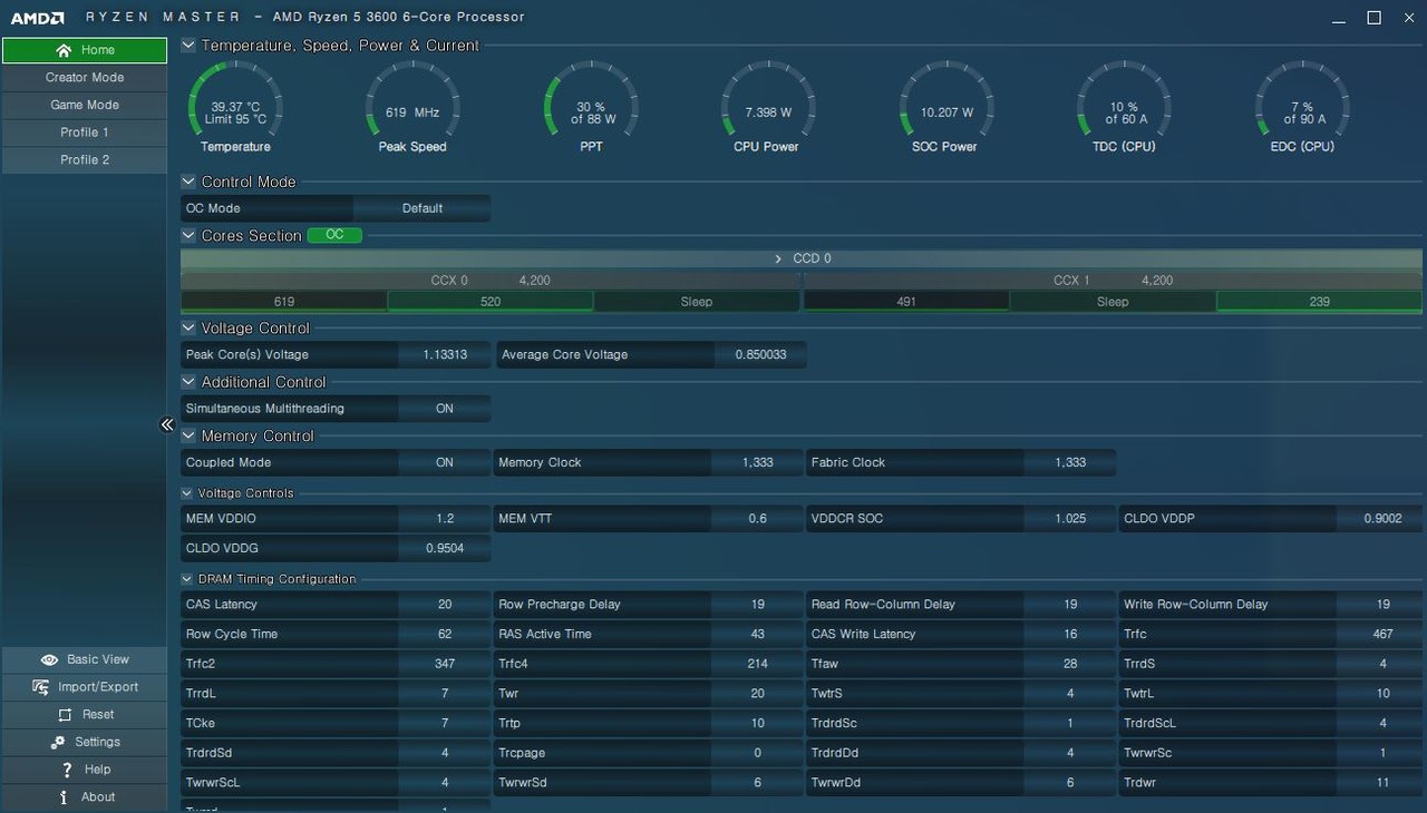 ▲ AMD 공식 오버클럭 툴 '라이젠 마스터'