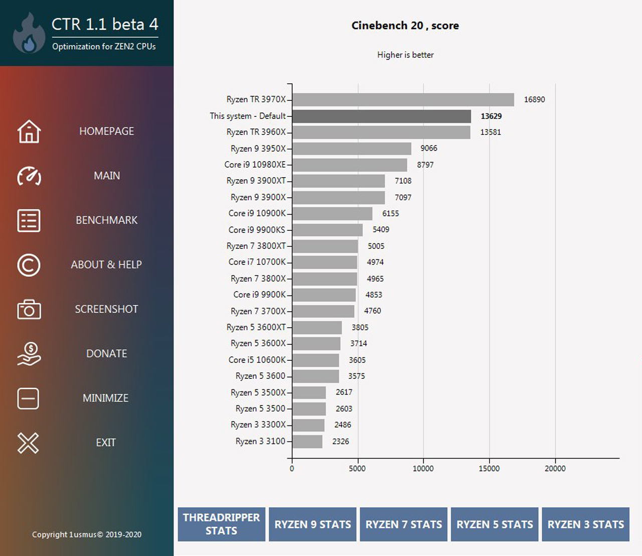 ▲ 3세대 라이젠 프로세서용 오버클럭 툴 CTR