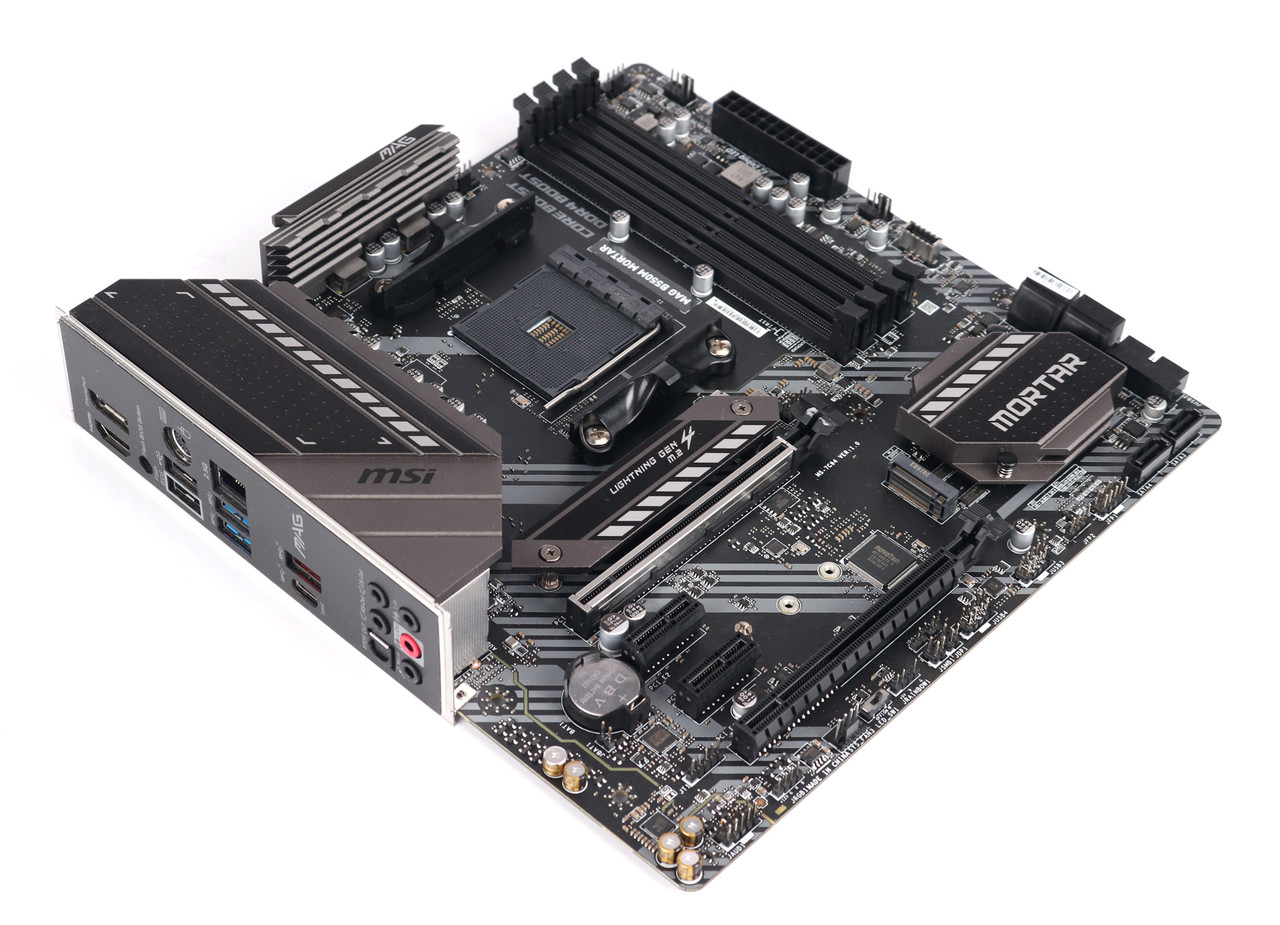 ▲ 3세대 라이젠 프로세서용 메인보드 'MSI MAG B550M MORTAR'