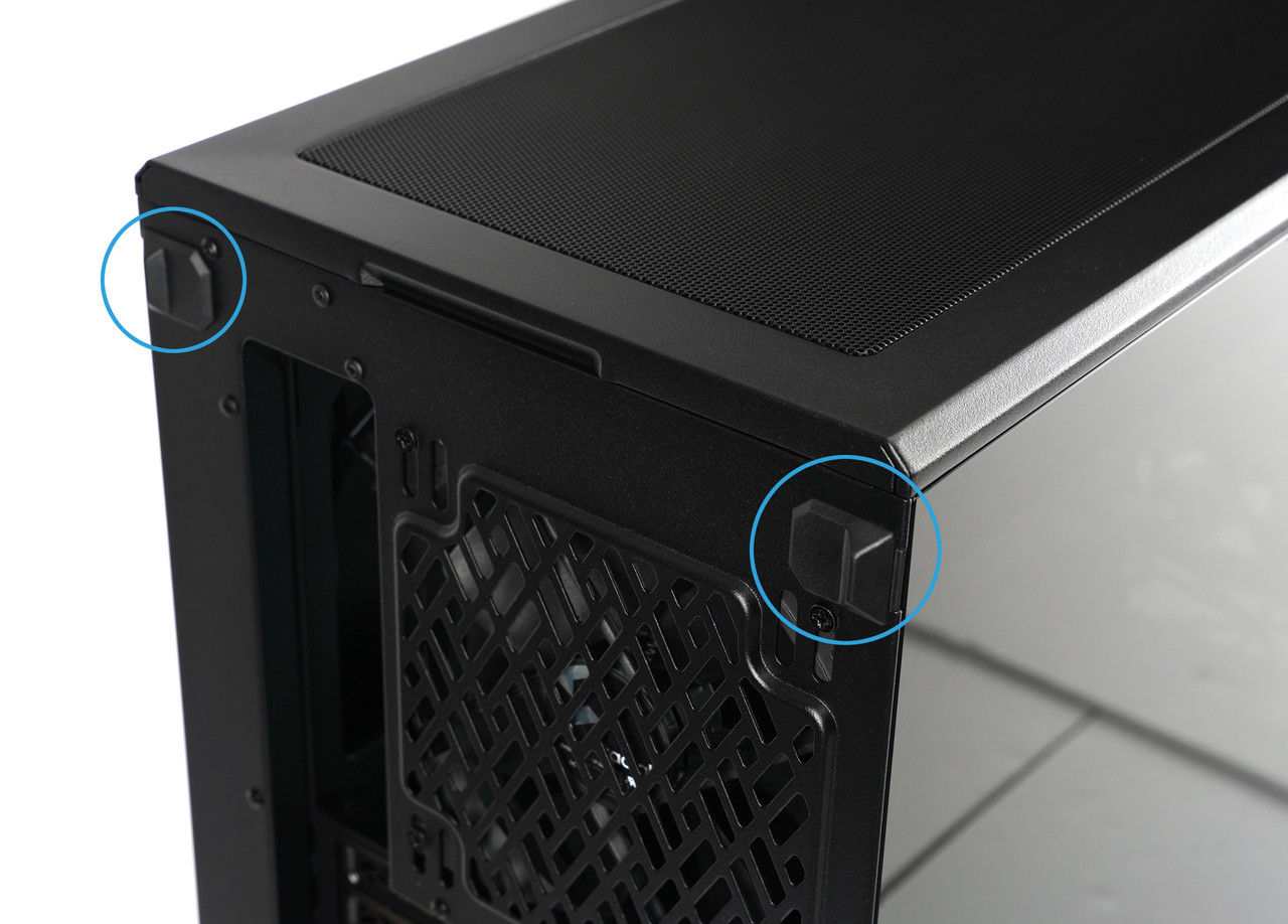 ▲ 측면 패널 고정용 버튼