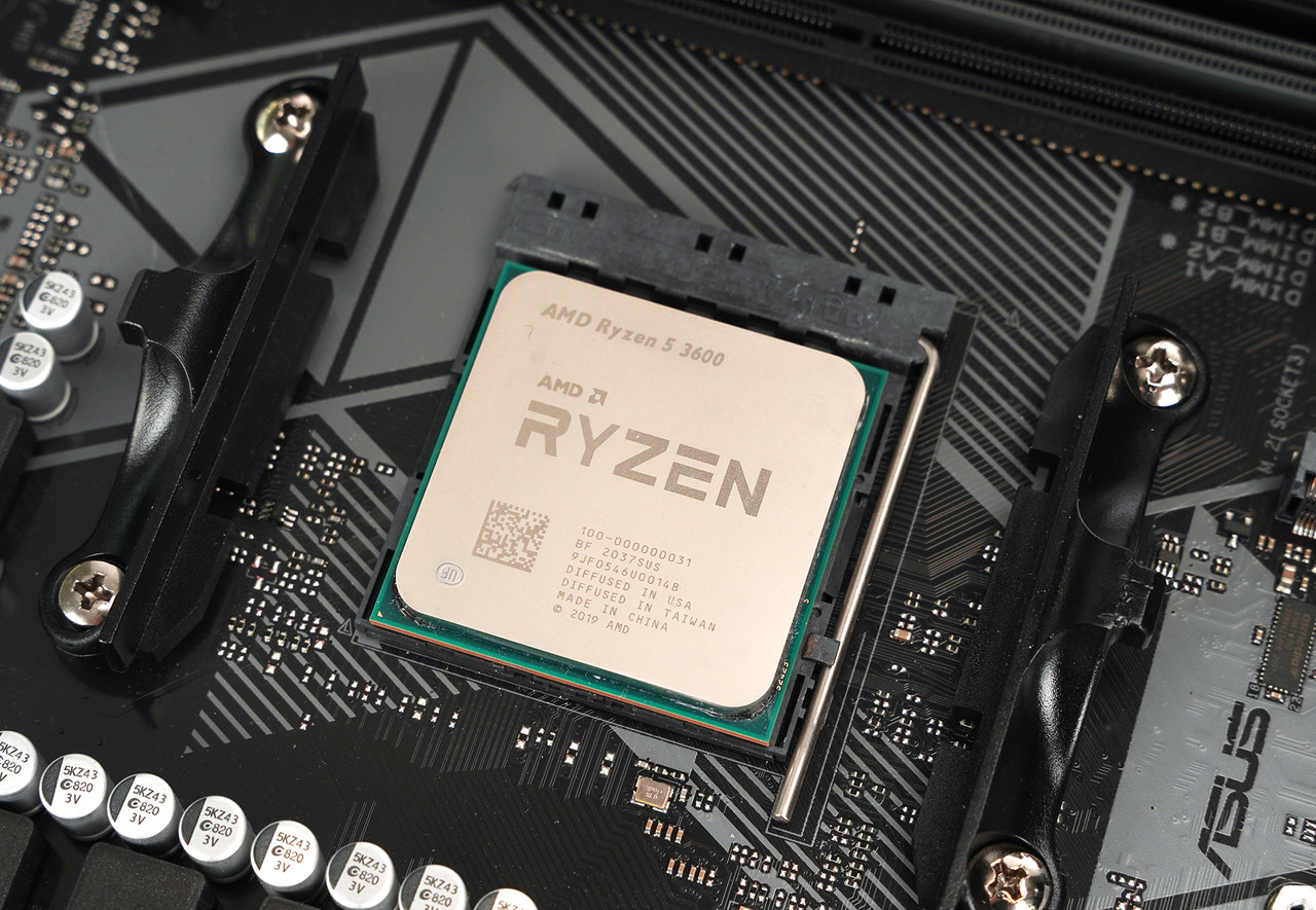 ▲ 라이젠 5 3600. 아직 쉴 수 없다.