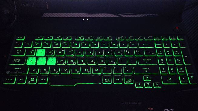 ▲ RGB 효과가 지원된다.