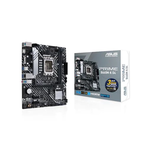 ▲ ASUS PRIME B660M-K D4(인텔). 4월 4일 기준 최저가 142,180원.