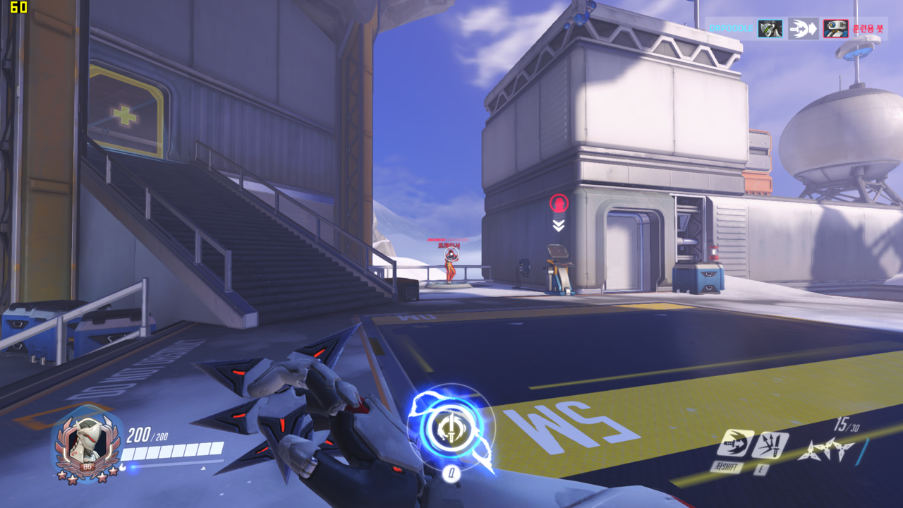 ▲ 오버워치를 구동해 봤다. 1920x1080 낮음 옵션이다. 평균 95프레임, 최소 72프레임으로 확인된다.