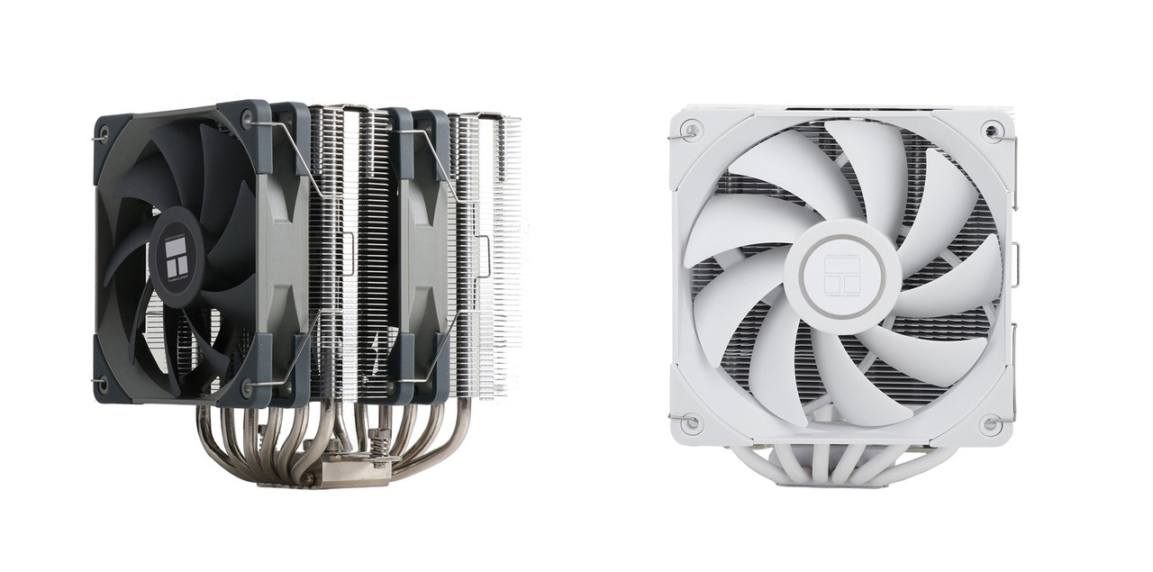 ▲ '서멀라이트 피어레스 어쌔신 120'(왼쪽), '피어레스 어쌔신 120 화이트' (사진=서린씨앤아이)