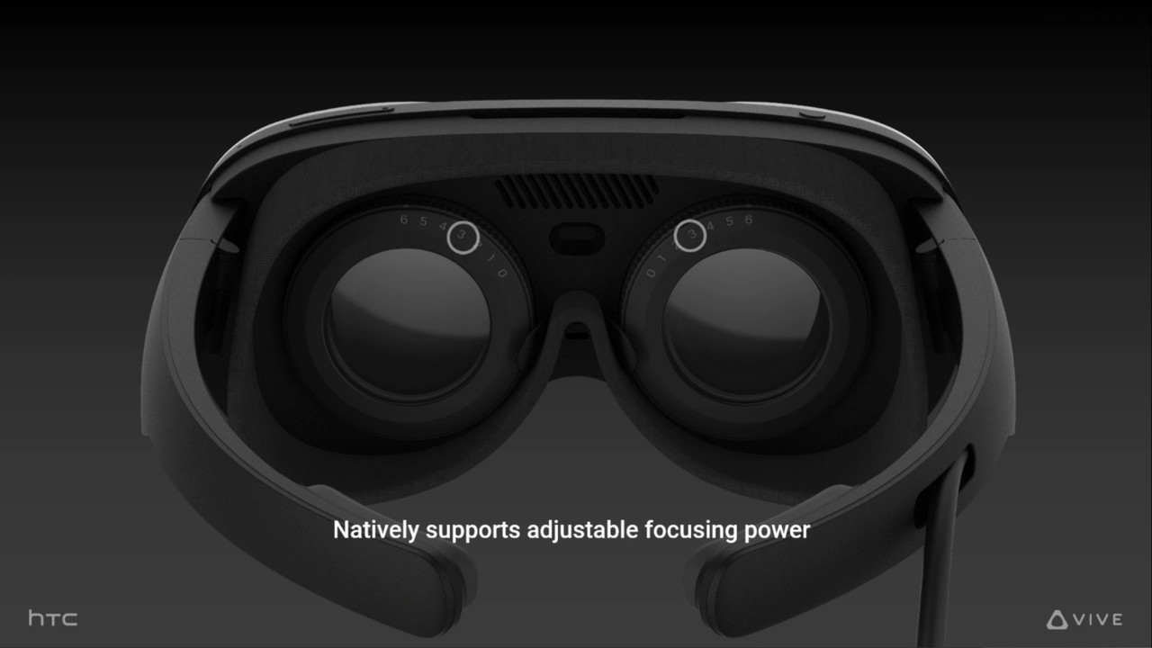 ▲ 사용자의 시력을 보정해주는 '디옵터 다이얼'