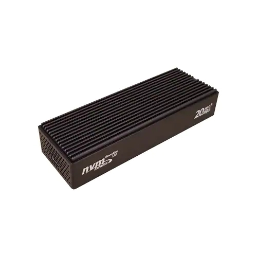 ▲ 최대 20Gbps 전송속도를 지원하는 리뷰안 UX20NV USB 3.2 M.2 NVMe 외장케이스
