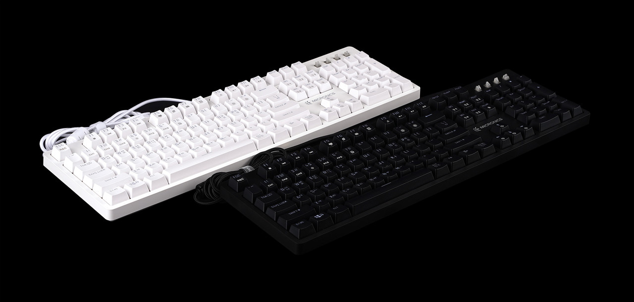 ▲ 마이크로닉스 MANIC EX580L 게이밍 기계식 키보드 화이트 · 블랙