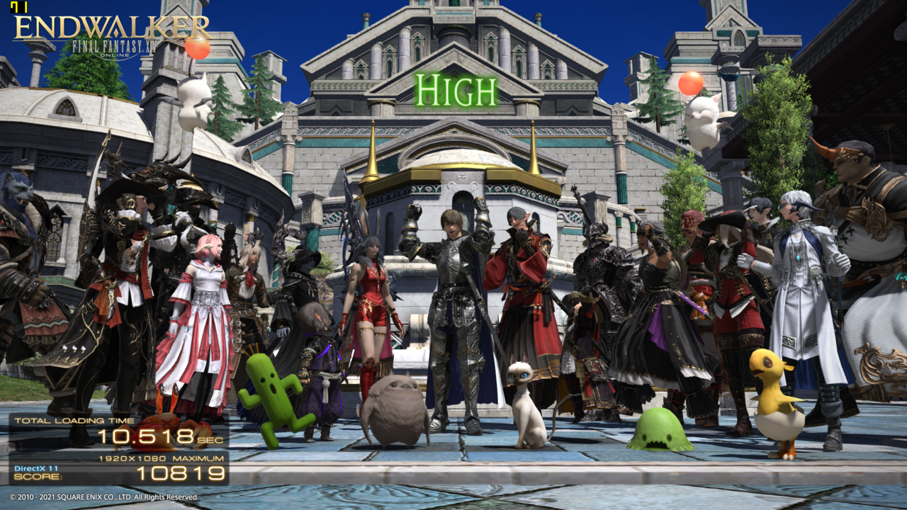 ▲ FHD 풀옵션 결과.