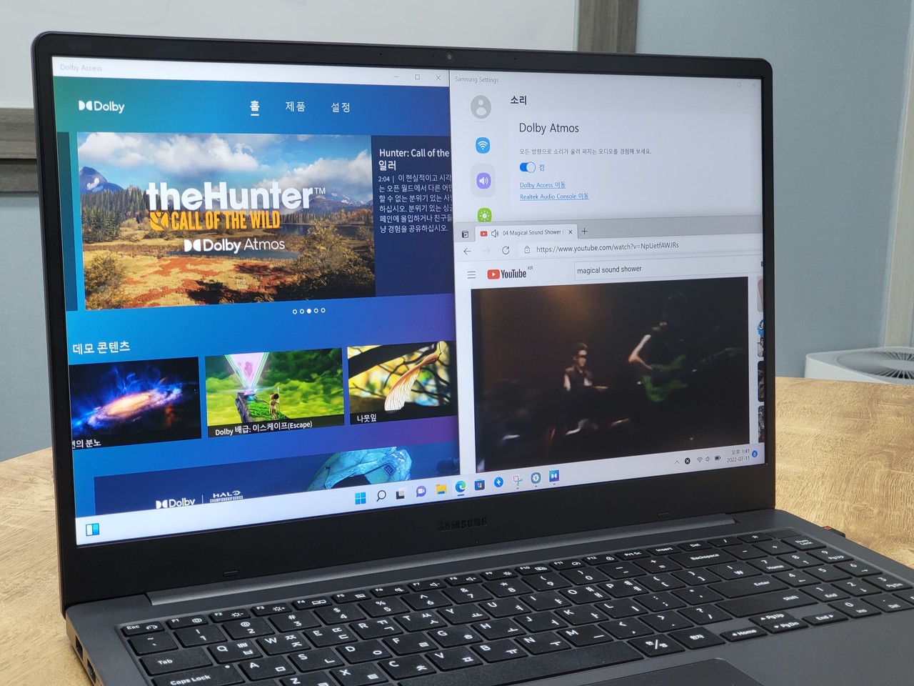 ▲ 음향이 전방으로 울려 시원하다.