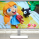 전문가를 위한 C타입 지원 고화질 4K 모니터, 크로스오버 27USW9 UHD4K-iPS USB-C 화이트